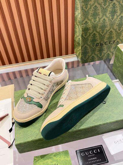 Gucci retro distressed elements, washed retro logo casual shoes on the tongue - Image 4