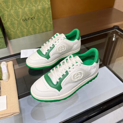 Gucci Early Spring Latest Hot 80 Couples Casual Retro Distressed White Shoes - Image 4