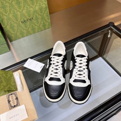Gucci Early Spring Latest Hot 80 Couples Casual Retro Distressed White Shoes - Image 4
