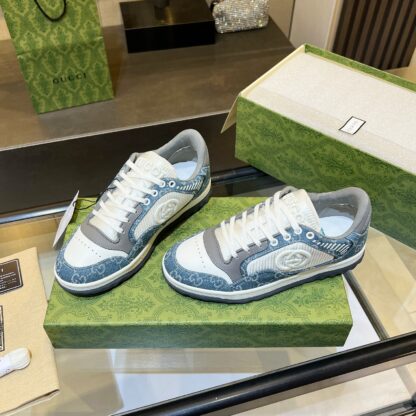 Gucci Early Spring Latest Hot 80 Couples Casual Retro Distressed White Shoes - Image 2