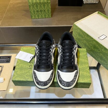 Gucci Early Spring Latest Hot 80 Couples Casual Retro Distressed White Shoes - Image 3