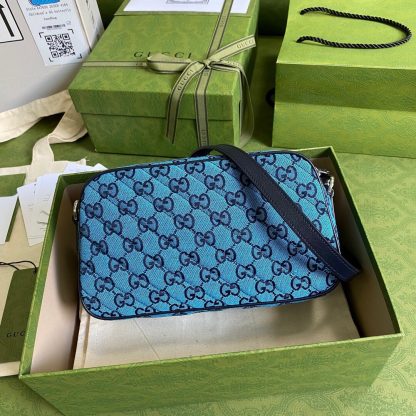 Gucci elegant and exquisite blue versatile crossbody bag - Image 3