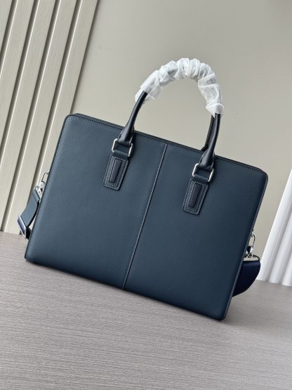 Prada popular double zipper briefcase - Image 3
