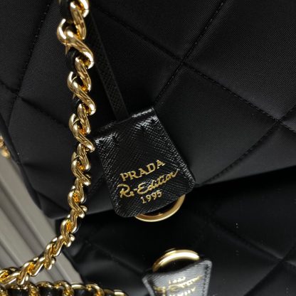 PradaVintage vintage chain diamond hobo bag - Image 3