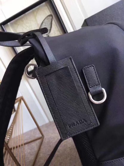 Prada black stylish casual backpack - Image 3