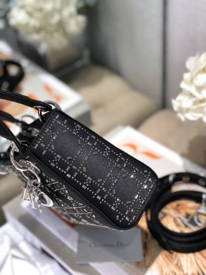 Dior Silk Diamond Princess Diana Bag - Image 3