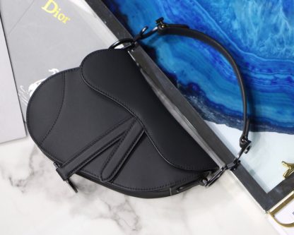 Dior saddle all black series saddle bag - Image 3
