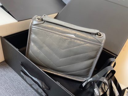 Ysl small grey niki shoulder bag - Image 3