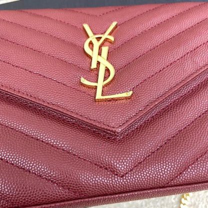 Ysl caviar pattern envelope bag - Image 3