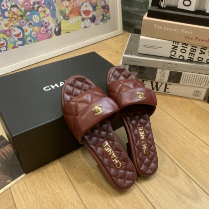 Chanel red versatile slimming slippers - Image 3