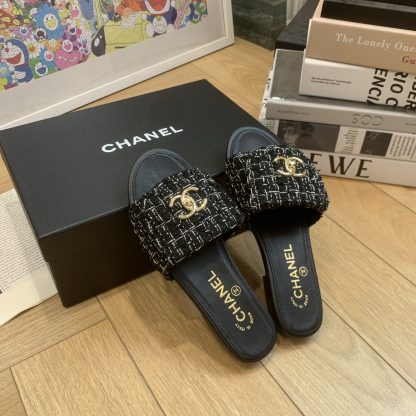 Chanel Early Autumn New High Fashion Sweet Flip Flops - Image 3