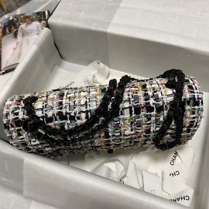 Chanel CF woolen chain bag - Image 3