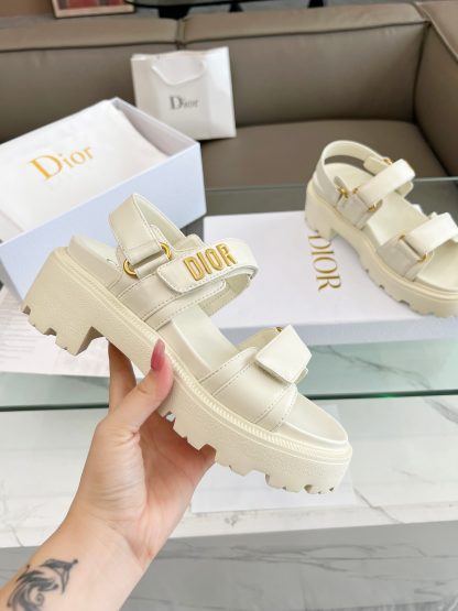 Dior thick-soled mid-heel sandals - Image 4