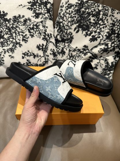 Louis Vuitton cowhide flip flops - Image 3