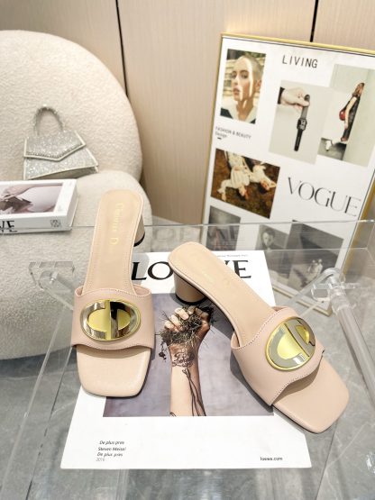 Dior Elegant Fashion Mid-Heel Sandals for Women - Image 3