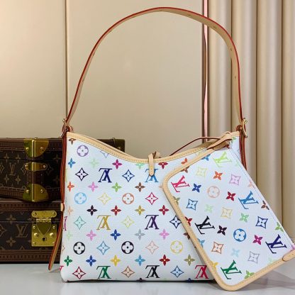 Louis Vuitton white CarryAll Hl Lt small handbag - Image 3