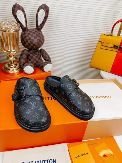 Louis Vuitton monogram bread slippers - Image 3