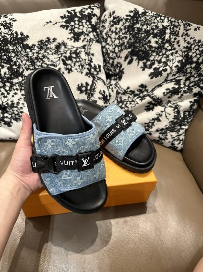 Louis Vuitton Velcro Slippers - Image 3