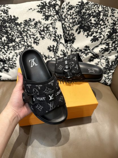 Louis Vuitton Velcro Slippers - Image 3