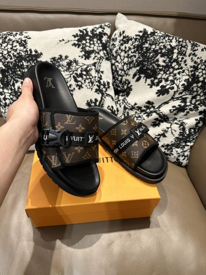 Louis Vuitton Velcro Slippers - Image 3