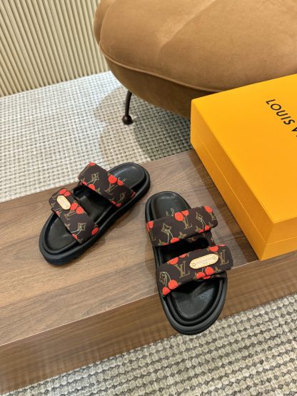 Louis Vuitton classic old pattern slippers - Image 3