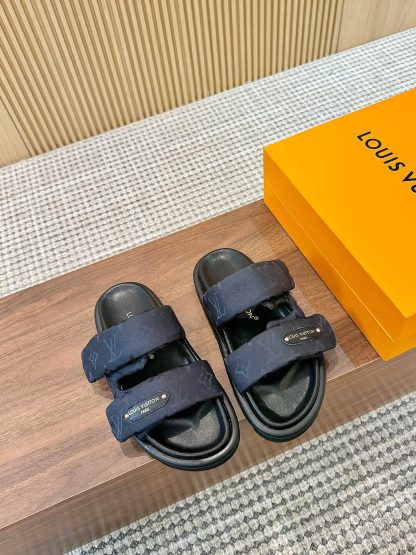 Louis Vuitton classic old pattern slippers - Image 3