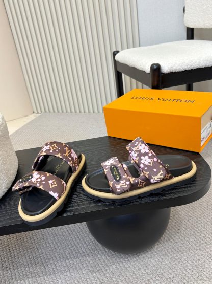 Louis Vuitton classic old pattern slippers - Image 3