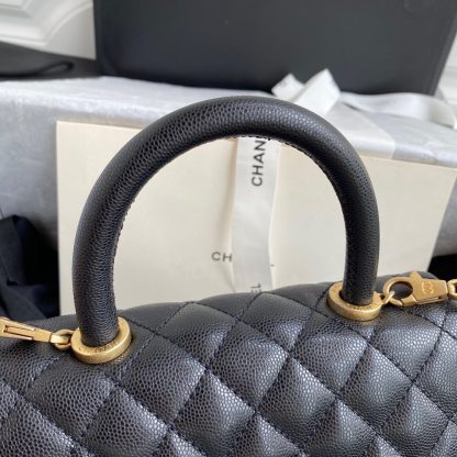Chanel black ball with black ball handle fashion crossbody bag - Image 4