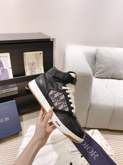 Dior high top couple sneakers - Image 4