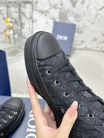 Dior Black B23 High-Top Sneakers - Image 4