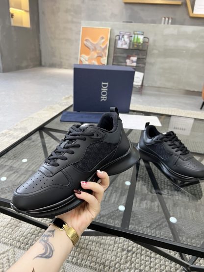 Dior black trendy sneakers - Image 4