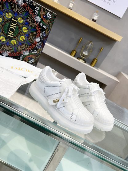 Dior Transparent Bottom White Casual Shoes - Image 4