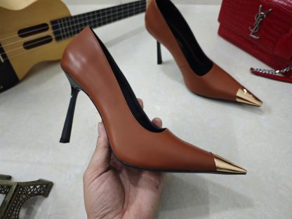 YSL high heels with YSL logo, elegant and stylish high heels. - Image 5