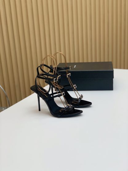 Ysl buckled strappy high-heeled sandals - Image 4