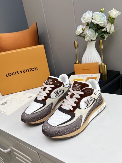 Louis Vuitton breathable diamond mesh sneakers - Image 4
