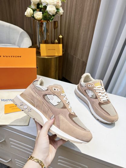 Louis Vuitton breathable diamond mesh sneakers - Image 4