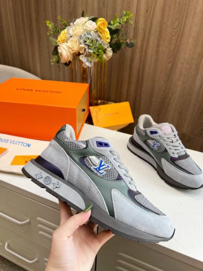 Louis Vuitton breathable diamond mesh sneakers - Image 5