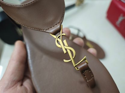 Ysl Fashion Flat Flip-flop Sandals - Image 4