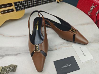 Ysl fashion flat heel ysl sandals - Image 3