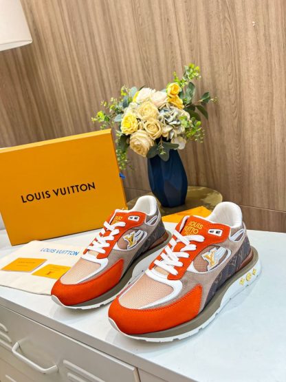 Louis Vuitton breathable diamond mesh sneakers - Image 4