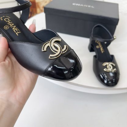 Chanel Spring-Summer Dance Shoes Collection New Black Sandals - Image 4