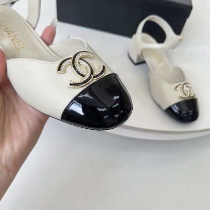 Chanel Spring-Summer Dance Shoes Collection New White Sandals - Image 4