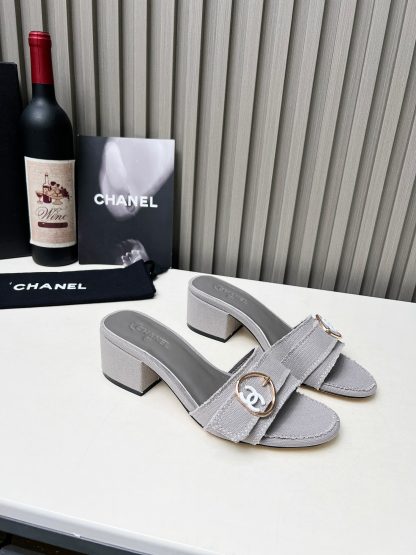 Chanel grey elegant ladylike sandals - Image 3