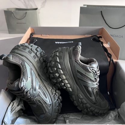 Balenciaga Defender Rubber Platform Sneakers - Image 4