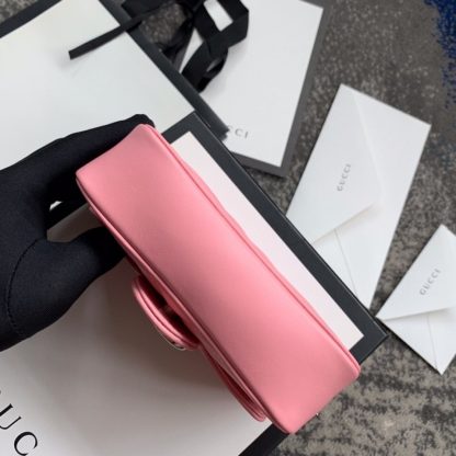 Gucci Marmont series chain pink mini bag - Image 4