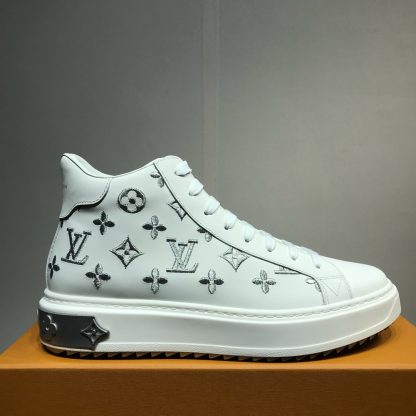 Louis Vuitton mid-cut new casual couple shoes - Image 4