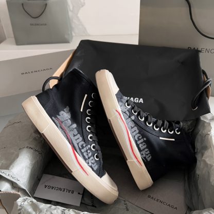 Balenciaga high-top vintage casual fabric shoes - Image 4