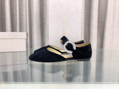Jimmy Choo Mary Jane Hollow Fashion Flats - Image 4
