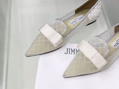 Jimmy Choo new lace embroidery series flat shoes - Image 4