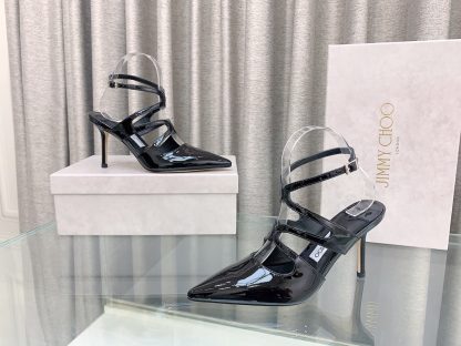 Jimmy Choo elegant patent leather high heels - Image 4